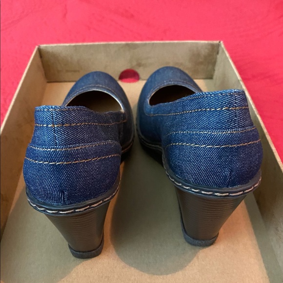 Demin 4 inch Wedges. - Picture 4 of 6